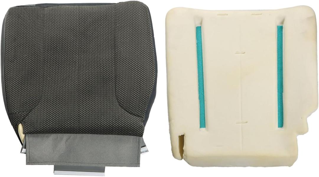 GXYWADY Driver Side Bottom Cloth Seat Cover with Foam Cushion Replacement for 2002-2005 Ram SLT ST 1500 2500