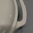 Amazon Basics Enameled Cast Iron Dutch Oven Pot with Lid, Dual Handles, Heavy-Duty, Oven Safe for Stews, Roasting, Baking, 7.3-Quart, White