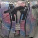 Bosynoy Snowboard Bag with Wheels, Extendable Ski Bags for Air Travel Length up to 175cm, Water Resistant Snowboard Travel Bags for Flying, Padded Ski Bag for Boots Up to Size 13, Helmet, Jacket, Pink (Mixed Colors)