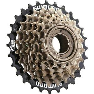 Shimano Sprocket 7-Speed MF-TZ500 Screw Ring 7 Speed Sprocket Bicycle Freewheel.