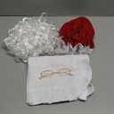 Numjaw Mrs Claus Costume Adult Women,Mrs Claus Hat Mrs Claus Wig Mrs Claus Glasses Mrs Claus Apron,Old Lady Curly Wig Girls Mrs Claus Costume for Women Mrs Santa Claus Costume Accessories for Women