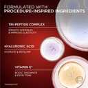 L'Oreal Paris Revitalift Triple Power Face Serum with Tri-Peptides, Hyaluronic Acid and Vitamin C, Anti Aging, Anti Wrinkle Serum to Firm and Brighten, 1 FL oz, + Sample