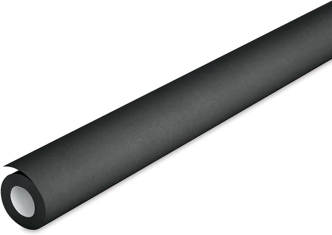 Fadeless Bulletin Board Paper, Fade-Resistant Paper for Classroom Decor, 24 x 60, Black, 1 Roll