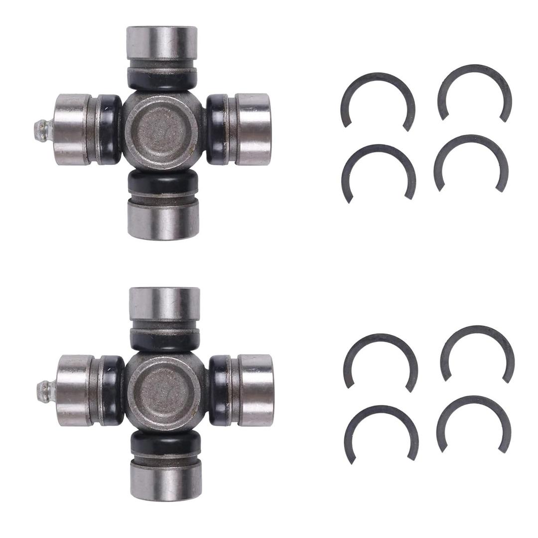 2X Front Rear Drive Shaft U Joint 49050-1057 Compatible with Kawasaki Bayou 400 1993-1999 Prairie 300 1999-2002 Prairie 400 1997-2002