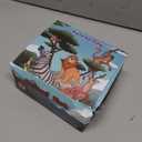 Animals Figure,54 Piece Mini Jungle Toys Set,ValeforToy Realistic Wild Vinyl Plastic Animal Learning Party Favors for Boys Girls Kids Toddlers Forest Small Playset Cupcake Topper