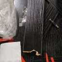 DWVO Farmhouse TV Stand for 65 Inch TV, Black Entertainment Center with LED Lights & Power Outlet, TV Media Console with Storage for Living Room, Black (59")