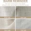 100% Blackout Shield Linen Blackout Curtains for Bedroom 102 Inches Long, Back Tab/Rod Pocket Living Room Drapes, Thermal Insulated Blackout Curtains 2 Panels Set, 50" W x 102" L, Beige