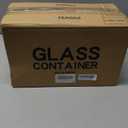 C CREST [10-Pack] Glass Food Storage Containers with Lids, Airtight, BPA Free, Meal Prep Containers for Kitchen, Home Use