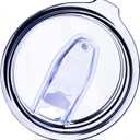 1 Wine Tumbler Lid, 12 oz Spill Proof 2.9 inch (Outer Rim) Diameter Lids for Wine Mugs - No Leak Design Splash Resistant Replacement Silicon Sliding Cover, Pack of 1 Insulated Cover