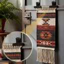 Lounsweer 12 Pack Large Magnetic Tapestry Hangers Heavy Duty Magnetic Quilt Hangers for Wall Display Clamps Rack Mount for Tapestry Blankets, Rugs, Tapestries and Other Textile