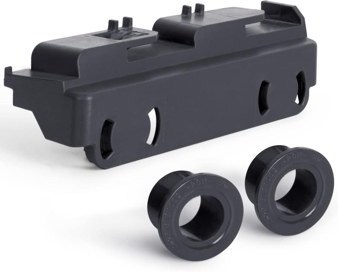 WD28X27241 Dishwasher Rack Carrier and Roller Kit Compatible GE Dishwasher Lower Rack Wheels Assembly, Fits L and R Side. Exact Fit Replaces WD12X28078 WD12X10438 WD12X10439 WD12X10446 1PCS