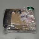 Highlight Blonde Layered Wigs with Bangs 14 Inch Short Ombre Blonde Balayage Glueless Ready-to-Go Straight Synthetic Bob Wigs for Women Realistic Scalp Dark Roots Daily Cosplay Use