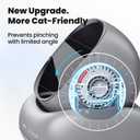 Neakasa M1 Plus Open-Top Self-Cleaning Cat Litter Box, 360 Safety Sensors, Advanced Odor & Leak Control, Automatic for Large & Multi-Cat Homes, Litter Mat & 2 Rolls Refill Bags Included