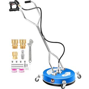 M MINGLE 20 Pressure Washer Surface Cleaner, 4500 PSI Surface Cleaner Power Washing, Pressure Washer Accessories for Driveways, Concretes, Patios, Sidewalks