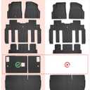 Floor Mats Cargo Liner for Chevy Traverse Enclave 2009-2017,7 Pcs Car Mats