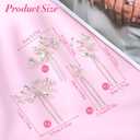 9 PCS Bride Wedding Hair Pins, Rhinstones Bride Hair Pins Bridal Crystal Hairs Accessories HairJewelry Wedding Silver HairPiece for Women Girls Brides Bridesmaids