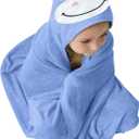 HIPHOP PANDA Hooded Towel - Rayon Made from Bamboo, Bath Towel with Bear Ears for Newborn, Babie, Toddler, Infant - Absorbent Large Baby Towel - Gorilla, 30 x 40 Inch