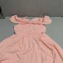 GRACE KARIN Girls Princess Dress Off Shoulder A-Line Bowknot Casual Party Dresses Pink 12Y