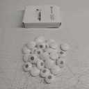 Nuanchu 30 Pcs 1.5'' Unscented Floating Candles Bulk for Centerpieces Votive Floating Cylinder Vases Candles for Wedding Party Anniversary Decoration(White)