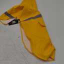 NACOCO Large Dog Raincoat Adjustable Pet Water Proof Clothes Lightweight Rain Jacket Poncho Hoodies with Strip Reflective (L, Yellow) (Large (Pack of 1))