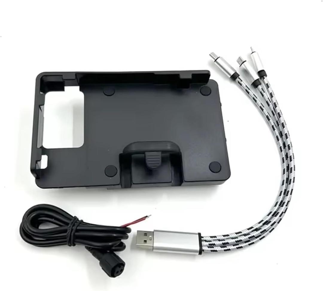 Motorcycle phone bracket Motorcycle GPS Navigation Bracket Phone Stand Holder Motorcycle Accessories For ZONTES 350E For ZT350E For ZT 350E Motorcycle navigation mount(C)