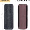 4 Pack 19.5" x 7.5" RV Step Covers Non-Slip Camper Step Covers, RV Step Rug, Waterproof RV Stair Covers for Travel Trailers, Motorhomes