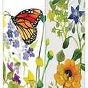 Studio M Art Pole, PVC Weather Resistant Pole with Vinyl Bowl 40 inches Tall Outdoor Decoration for Gardens, Patios, Yards, Landscaping and Birding Accessories, Must Have Flowers Always, White, Pink, Purple
