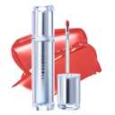 JUDYDOLL Ice Watery Lip Gloss,Moisturizing Liquid Lipstick with Hyaluronic Acid & Collagen,Long-lasting Mirror Lip Glazes with Iron Applicator(#02 Candy Strawberry,2.4 Grams)