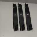 K5613-34340 Mower Blade Compatible with Ku bota 54-Inch Deck, Fits RCK54P-400Z RCK54P-781Z, High Lift Blade Replaces K5613-34340, 3 Pack