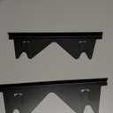 Stainless Steel Stove Gap Covers, Stove Gap Filler, Range Trim Kit, Stove Gap Guards, Heat Resistant and Easy to Clean, Easy retractable Length 13.8" to 27.5", Width 0.79", Black(2PCS)