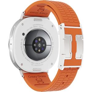 Sport Silicone Band Compatible with Samsung Galaxy Watch 8 Band 40mm 44mm/Galaxy Watch 8 Classic 46mm(2025), Soft Silicone Replacement Strap with Magnetic Buckle for Galaxy Watch 8 Women Men