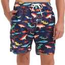 Srnede Mens Swim Trunks Swimsuit Trunks Swim Shorts Swimwear | quick dry,pockets,Water-resistant,soft,meshing,swim, exercise, travel, party, outdoor sports, casual (L)