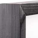 Black Wooden Picture Frame 18x24 - Natural Rustic Solid Wood Thick Borders, Wall Mounting Poster Photo Frames