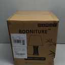 Booniture Boho Table Lamp, 17" Bamboo Bedside Lamp for Living Room