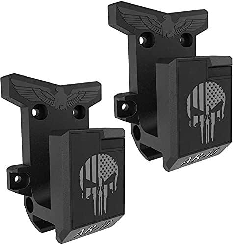Gun Wall Mount, Gun Rack with Absolutely Strong and Solid PA Material& Frosting Treatment Display Storage Organization System Unique Low Profile Design Withstand 300Lbs of Tension