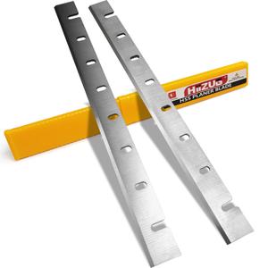 12-1/2-Inch Planer Blades Knives for DeWalt DW733 Planer DW7332 Replacement Blades Thicknesser Planer Parts, HSS 12-1/2" x 1-1/16" x 1/8"- 2 pcs