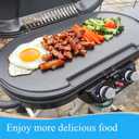 C2Z981 (1-Pack) Cast Iron Coleman Grill Accessories, Coleman Roadtrip Swaptop Grills and Outdoor BBQ Camping Grills Nonstick Cooking Griddle Accessories