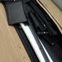 Lufeiya Gaming Desk with 4 Fabric Drawers & Storage Shelves, 63 inch Computer Writing Work Study Desk for Home Office Bedroom, Modern Simple Student PC Desks Table, Black