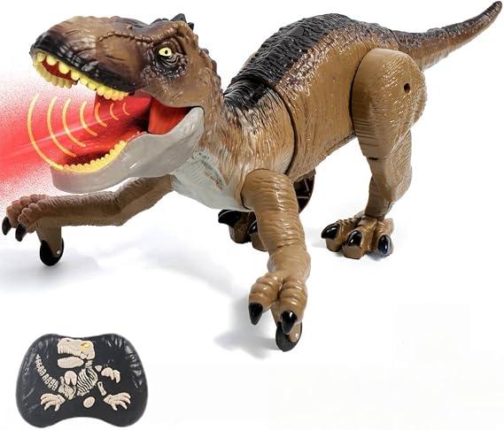 Sunrad Remote Control Dinosaur Toys for Kids Boys 3-5 4-7 8-12 Year Old
Electronic RC Robot Dinosaur with Spray & Light & Roar, Realistic Walking T-Rex Toys Birthday Gifts for Boys Girls (Brown)
50+ bought in past month