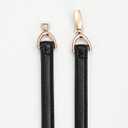 Aideeblue Adjustable Thin Belts For Womens Skinny Women waist Belt for Jeans Dresses Pants with Gold Metal Buckle