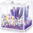 HyDren Funny Valentine Axolotl Gifts Mini Axolotl Figures Toy DIY Tank Handmade Craft Birthday Party Gifts for Bedroom Living Room Home Table Decorations (Stylish Coral,Purple)