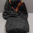 Comnova Snowmobile Cover 115 Inch - Premium 600D Outdoor Snowsled Cover, Heavy Duty & Waterproof All Weather Protection Covers, Black, Fit Up to 115"L Snowmobile