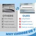 HECASA RV Refrigerator Vent Cover Compatible with Dometic Vents Direct Replacement Lid Cap Universal-Model 65528