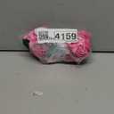 QJQ Women's 2 Piece Swimsuit Floral Halter Triangle Bikini Sets Sexy Cheeky High Waisted Bathing Suit (Large, Light Pink)