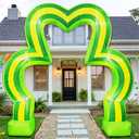 9 FT Large St Patricks Day Inflatables Archway Outdoor Decoration, Inflatable Arch Blow Up Yard Decoration, St Patrick's Decorations for Yard Holiday Party Garden Lawn Décor
