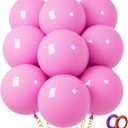 32Pcs Pink Big Balloons 18 Inch, Round Large Latex Party Balloons for Birthday Wedding Decorations. (pink)