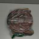 Demigo Indoor Plant Stand, Acacia Wooden Decorative Plant Shelf with Spill-Proof Tray, Stable 8 Tall Flower Holder for Heavy Pots, Gardening Display for Decor Living Room Patio - Dark Brown (Medium)