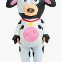 One Casa Inflatable Costume Adult,Blow Up Party Costumes,Full Body Inflatable Cow Costume,Halloween Costumes for Men Women