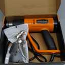 SEEKONE Heat Gun 1800W Heavy Duty Fast Heat Hot Air Gun Kit with 752&1112400-600 Dual-Temperature Settings and 4 Nozzles with Overheat Protection for Crafts, Shrinking PVC, Stripping Paint