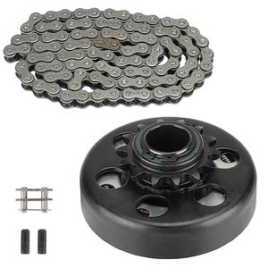 Go Kart Clutch 1" Bore 14T with 3 Feet #40/41/420 Chain, Centrifugal Clutch Fit for Minibike Mini motorcycles 2-6.5HP 212cc Engines, Up to 2300 RPM